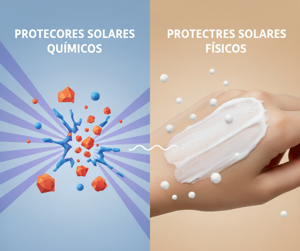 🌞 El dilema solar: ¿Protector químico o físico