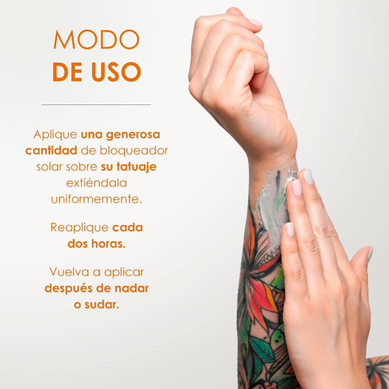 Pantalla Solar Fps50 Tattoo 50 Gr