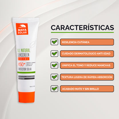 Pantalla Solar Fps50 Facial 50 Gr